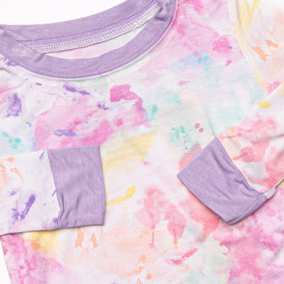 Kaleidoscope Views Bamboo Pajama Set, Purple