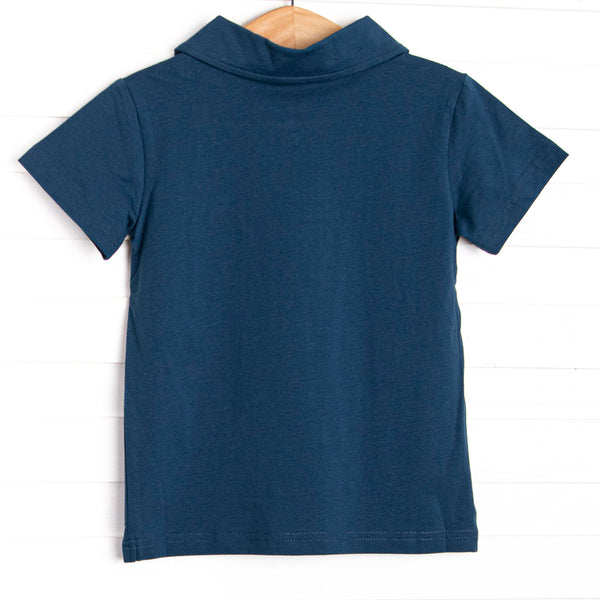 Cortland Class Applique Top, Blue