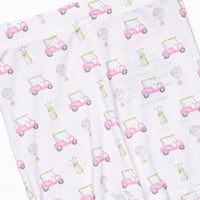 Tee Time Bamboo Pajama Short Set, Pink