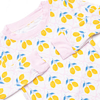 Lauren Lemonade Bamboo Pajama Set, Yellow