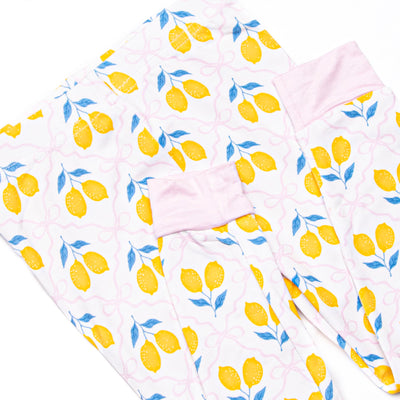 Lauren Lemonade Bamboo Pajama Set, Yellow