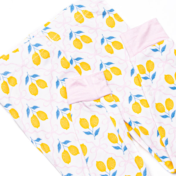 Lauren Lemonade Bamboo Pajama Set, Yellow