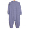 Levi Long Romper, Royal Blue Stripe
