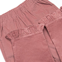 Quinn Collared Ruffle Pant Set, Pink