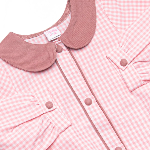 Quinn Collared Bubble, Pink