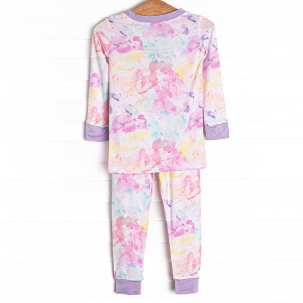 Kaleidoscope Views Bamboo Pajama Set, Purple