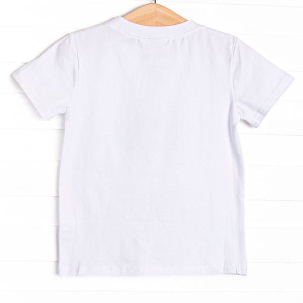 Sharp Minds Applique Top, White