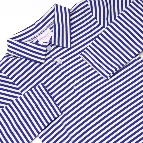 Levi Pant Set, Royal Blue Stripe