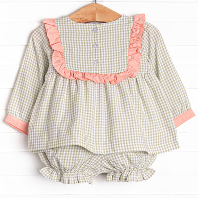 Gatlinburg Green Bloomer Set, Green