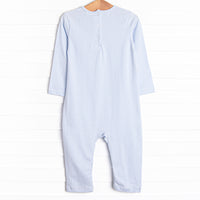 Clear Lake Catch Romper, Blue