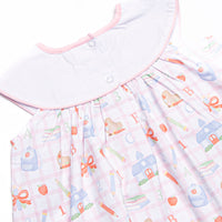 Lessons Learned Applique Dress, Pink
