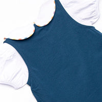 Cortland Class Applique Dress Set, Blue