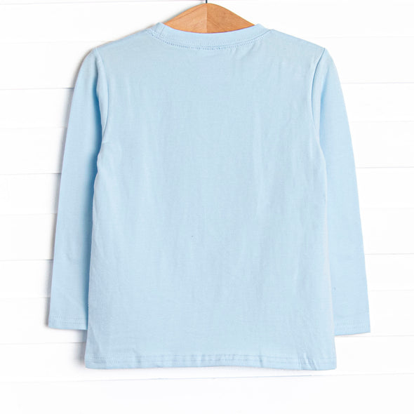 Fur-ever Yours Applique Top, Blue