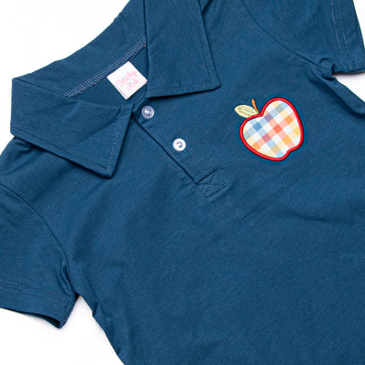 Cortland Class Applique Top, Blue