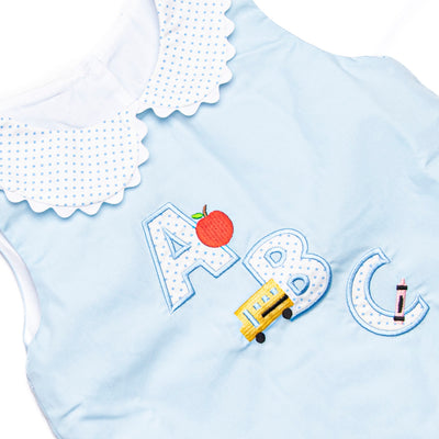 Sing with Me Applique Dress, Blue