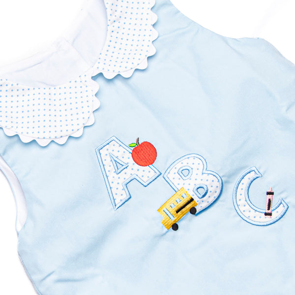 Sing with Me Applique Dress, Blue