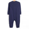 Carrying Your Love Applique Romper, Navy