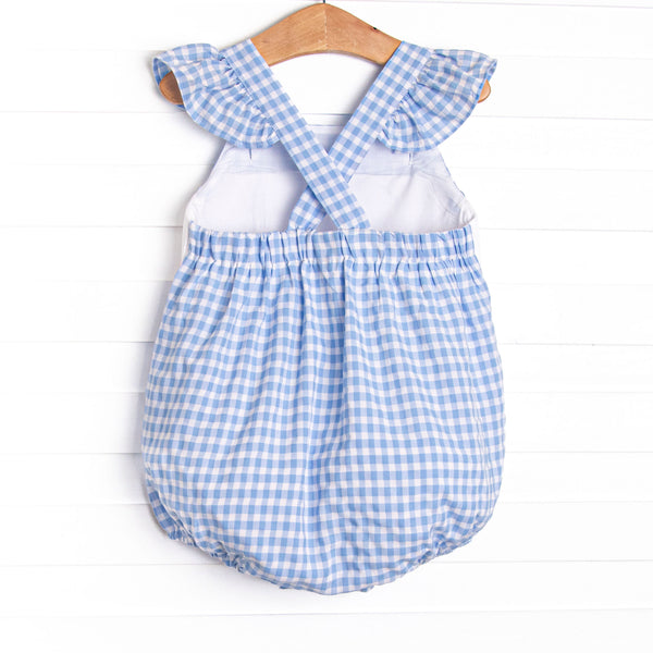 Sailing Into Summer Smocked Bubble, Blue