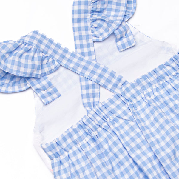 Sailing Into Summer Smocked Bubble, Blue