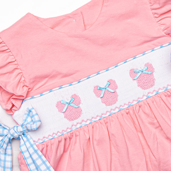 Magic Memories Smocked Ruffle Short Set, Blue