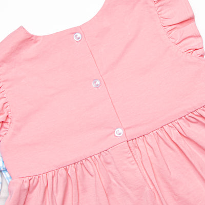 Magic Memories Smocked Ruffle Short Set, Blue