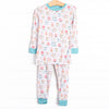 Don't Be Chai Bamboo Pajama Set, Blue
