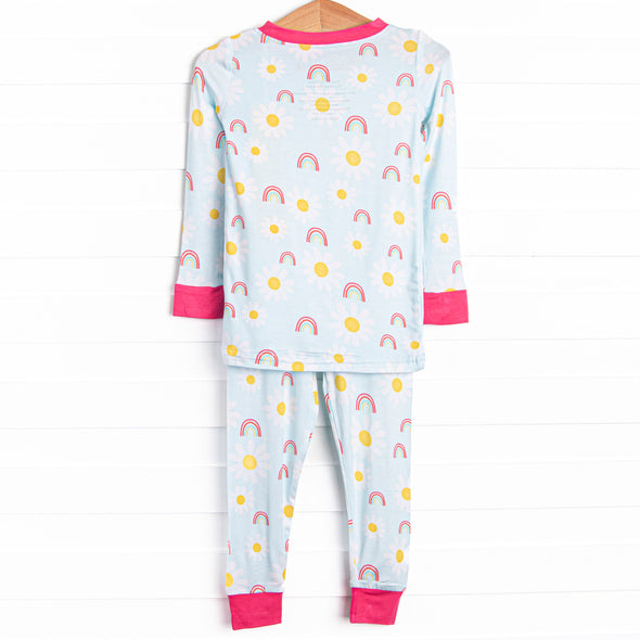 Field of Dreams Bamboo Pajama Set, Blue