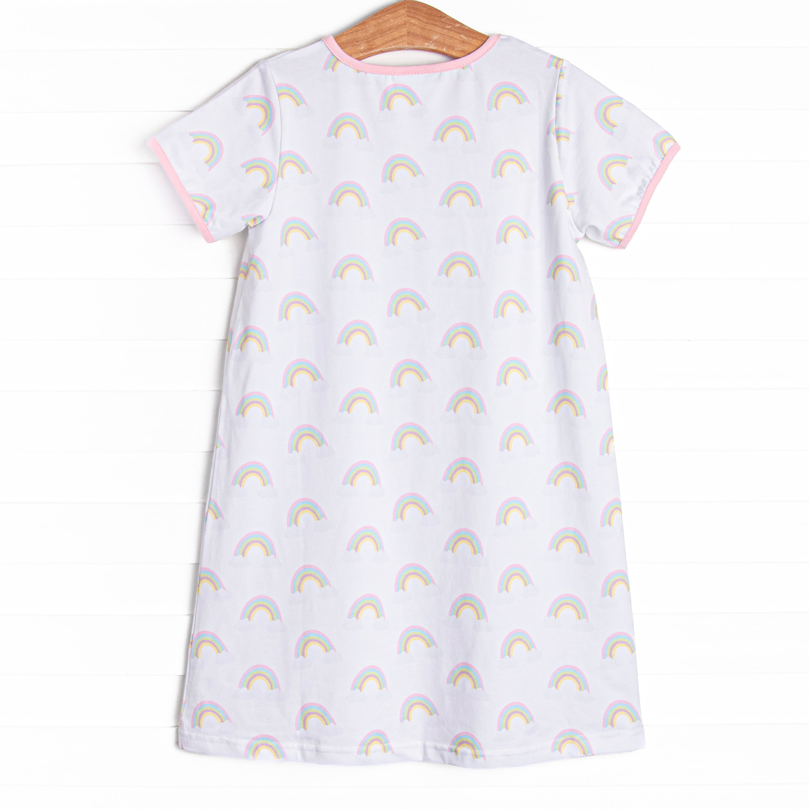 Beyond the Rainbow Dress Pink Stitchy Fish