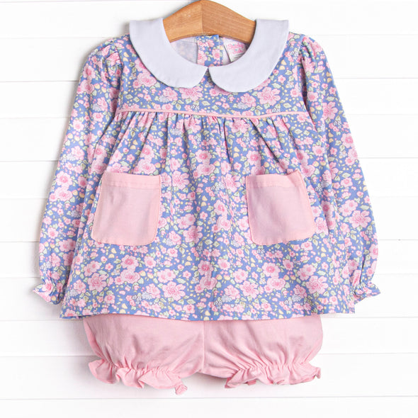 Pop of Posies Bloomer Set, Pink