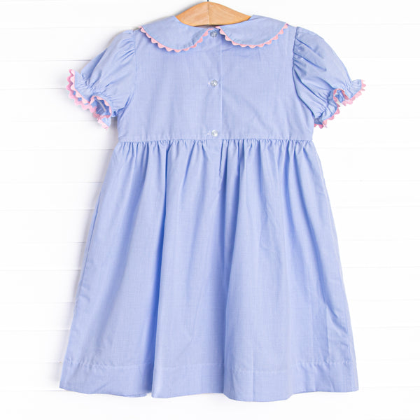 Let's Celebrate Smocked Dress, Blue