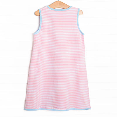 Pink Lady Perfection Applique Dress, Pink