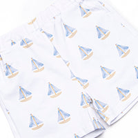 Sea Breeze and Sails Short Set, Blue