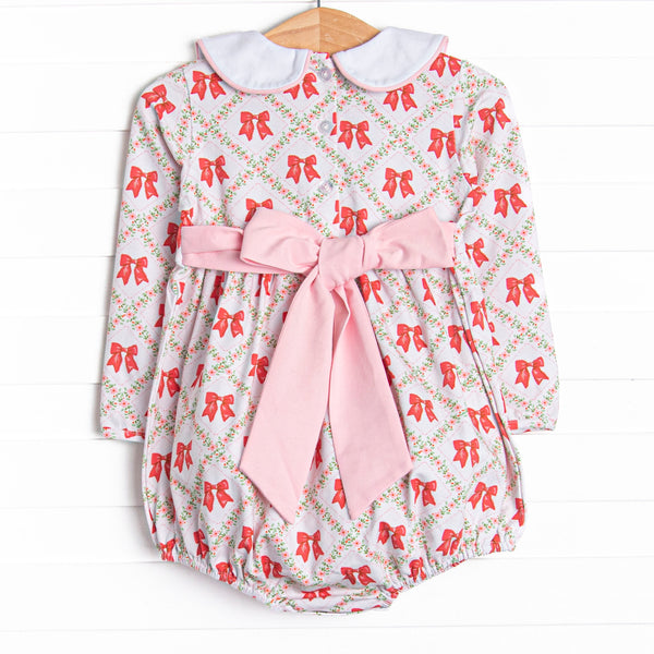 Quaintly Quilted Bubble, Pink