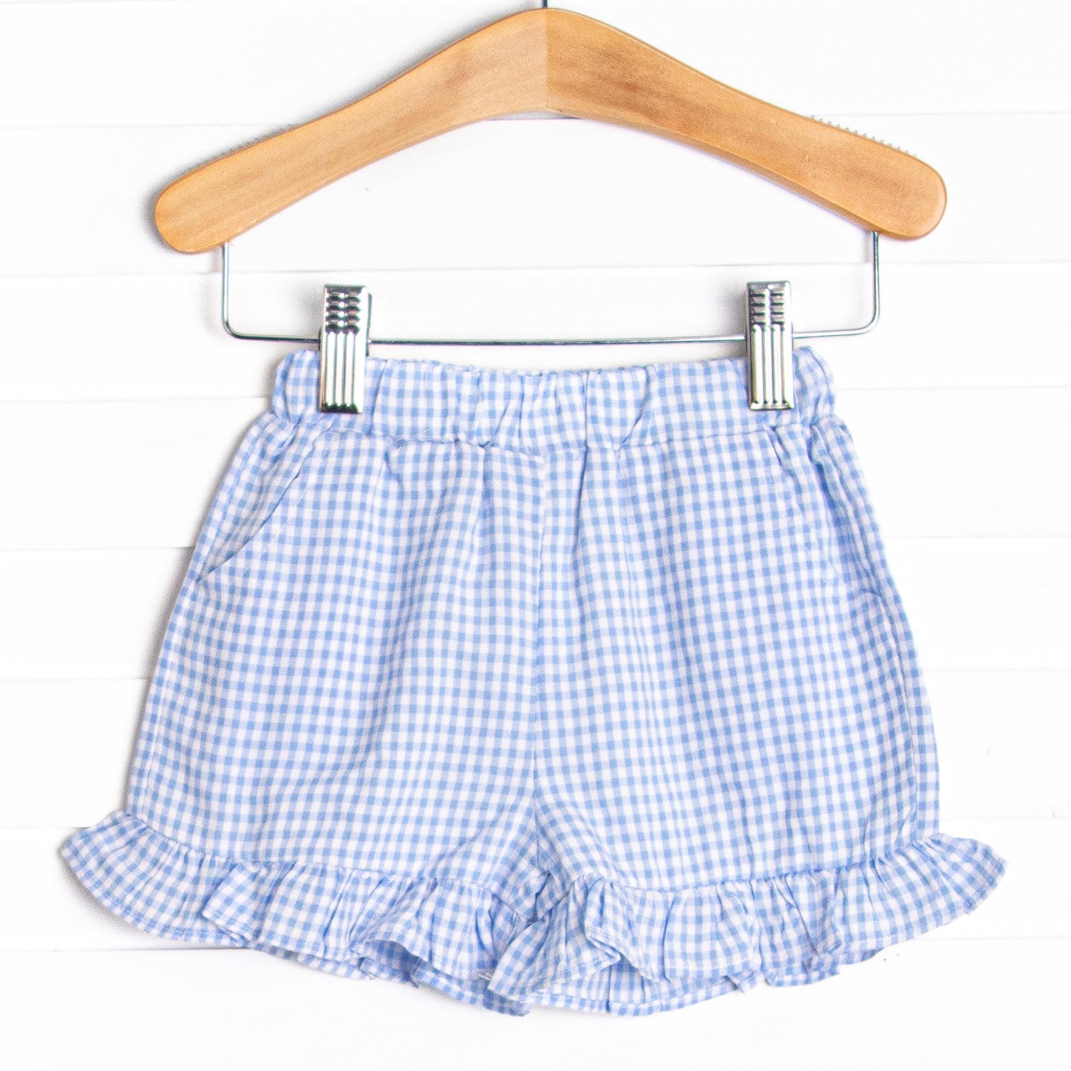 Little girl ruffle shorts sales