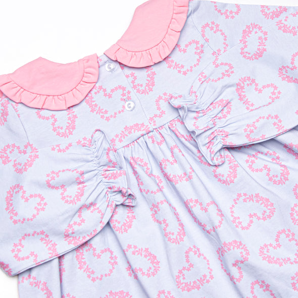 Decorative Delivery Legging Set, Blue