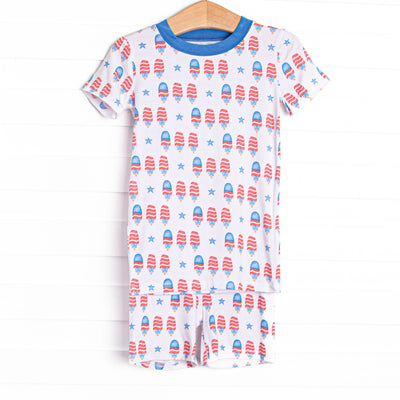 Taste of Freedom Bamboo Pajama Short Set, Blue