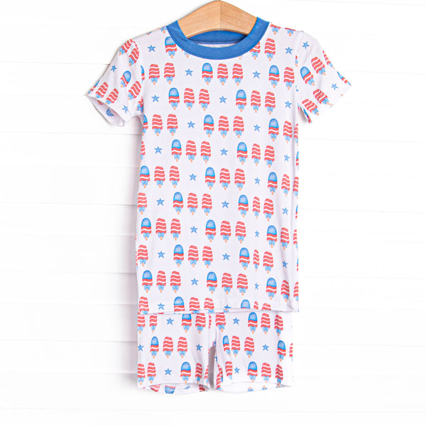 Taste of Freedom Bamboo Pajama Short Set, Blue