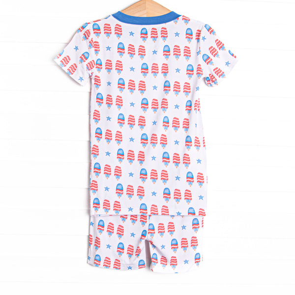 Taste of Freedom Bamboo Pajama Short Set, Blue