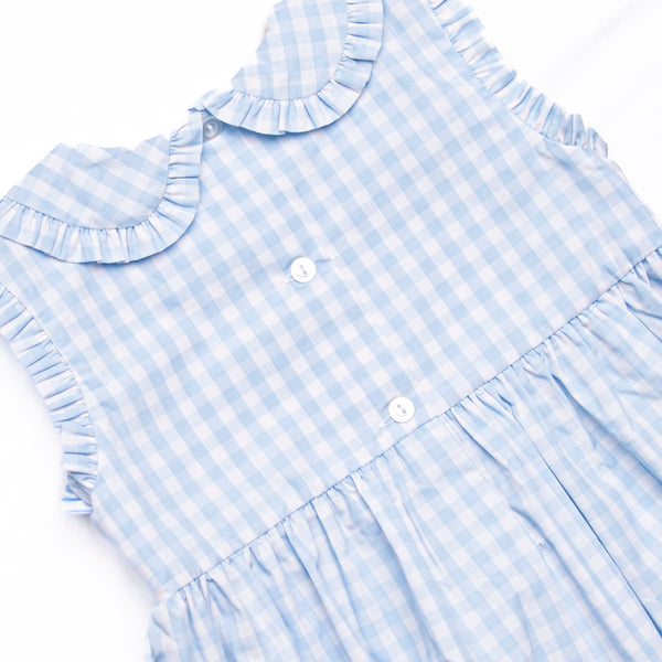 Apple Tart Trio Smocked Dress, Blue