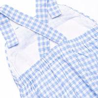 Sailing Into Summer Smocked Sunsuit, Blue
