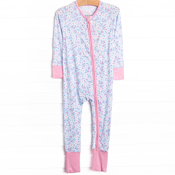 Daisy Dreamer Bamboo Zippy Pajama, Blue