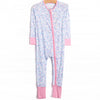 Daisy Dreamer Bamboo Zippy Pajama, Blue