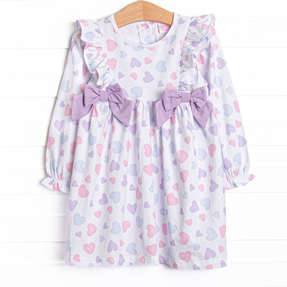 Passionate Pastels Dress, Purple