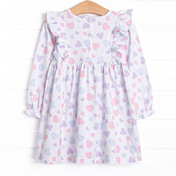 Passionate Pastels Dress, Purple