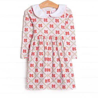 Quaintly Quilted Dress, Pink