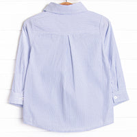 William Button-Up Shirt, Blue Stripe