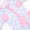 Daisy Dreamer Bamboo Zippy Pajama, Blue