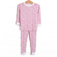 Conversation Cutie Bamboo Pajama Set, Pink