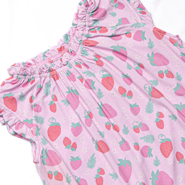 Strawberry Slumber Bamboo Night Gown, Pink