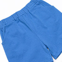Levi Short Set, Medium Blue and Light Green Stripe